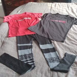 Reebok yogas +2 Reebok shirts girls